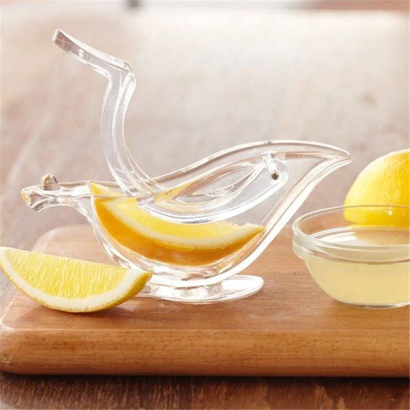 (NW000182) Manual Lemon Clip Portable Clear Fruit Juicer Bird Lemon Slice Squeezer Home Kitchen Bar Hand Gadget
