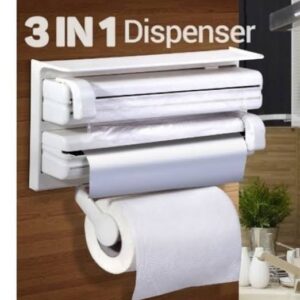 (NW000293) Wall Mount Tissue Paper Dispenser - Triple Paper Roll Dispenser Towel Holder