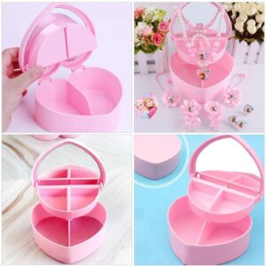 Heart-shaped Jewelry Box for Baby Girls Makeup Box (NW000291)
