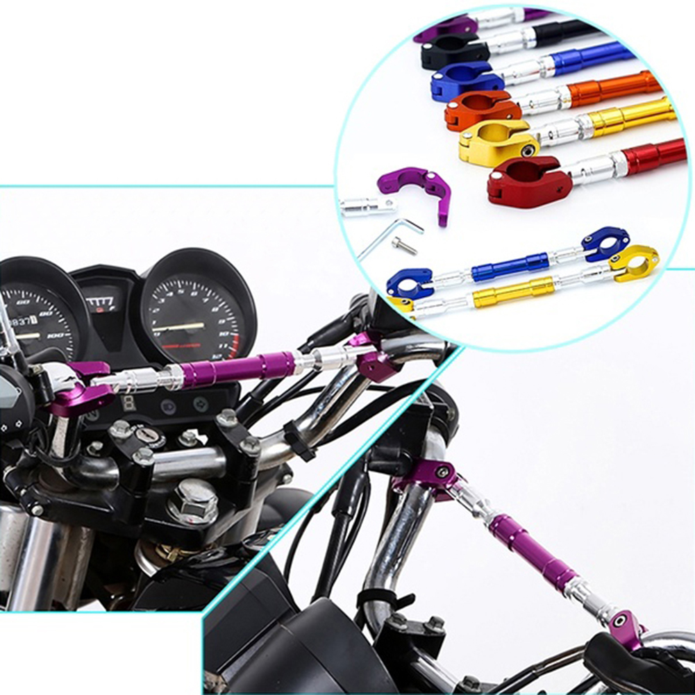 (NW000217) Motorcycle Cross Bar Handle Adjustable New Design Universal Fitting YBR / CG 125 / CD 70 / GS 150 (random color)
