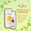 (NW000157) AMBIED GLOW FACEWASH Hyper Pigmentation Dullness on Face Lightening Tone Two Tone Skin Dark Spots Glowing