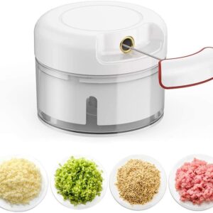 (NW00085) MINI FOOD CHOPPER  Powerful Meat Grinder Hand-power Food Chopper Mincer Mixer Blender Chop Meat Fruit Vegetable Nuts Shredder