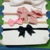 (NW000161) (pack of 5) Hair Bows Headbands / Butterfly Bow Elastic Headband for Baby Girls